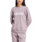 adidas Essentials Linear French Terry Sweatshirt Damen AF4M - prlofi/white S