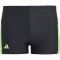 adidas Colourblock Boxer-Badehose Kinder 095A - black/grespa/luclim 104