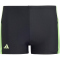 adidas Colourblock Boxer-Badehose Kinder 095A - black/grespa/luclim 104