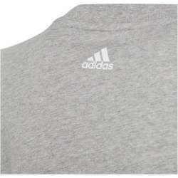 adidas Essentials Two-Color Big Logo Cotton T-Shirt Kinder 83F7 - mgreyh/white/segrsp 128