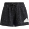 adidas Future Icons Big Logo Shorts Kinder A6BJ - blckme/white 128