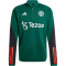 adidas Manchester United Tiro 23 1/4-Zip Trainingsoberteil Herren 024A - cgreen/black/corgrn/a S