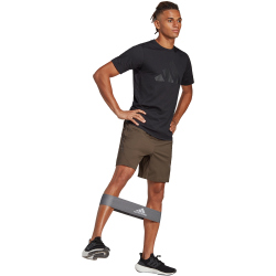 adidas Train Essentials Feelready Logo Training T-Shirt Herren 095A - black/black M