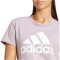 adidas Loungewear Essentials Logo T-Shirt Damen AF4M - prlofi/white XS