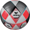 erima Hybrid Match Spielball silber/fiery-coral 5