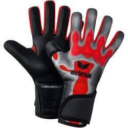 erima Flex-Ray Pro Hard-Ground Torwarthandschuhe grau/rot 7
