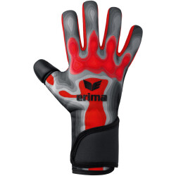 erima Flex-Ray Pro Hard-Ground Torwarthandschuhe grau/rot 12