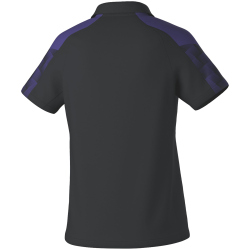 erima EVO STAR Poloshirt Damen schwarz/ultra violet 34