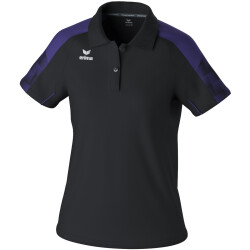 erima EVO STAR Poloshirt Damen schwarz/ultra violet 38