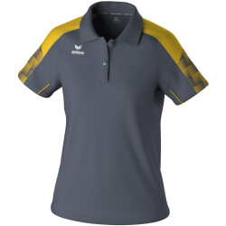 erima EVO STAR Poloshirt Damen slate grey/gelb 38