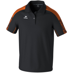 erima EVO STAR Poloshirt schwarz/orange S