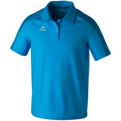 erima EVO STAR Poloshirt Erwachsene curacao/mykonos M