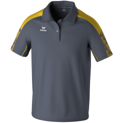 erima EVO STAR Poloshirt Erwachsene slate grey/gelb 4XL