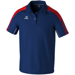 erima EVO STAR Poloshirt Erwachsene new navy/rot 4XL