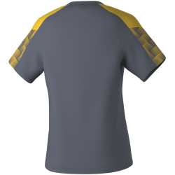 erima EVO STAR Trainingsshirt Damen slate grey/gelb 34
