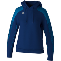 erima EVO STAR Hoodie Damen new navy/mykonos blue 44