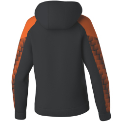 erima EVO STAR Hoodie Damen schwarz/orange 34