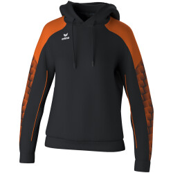 erima EVO STAR Hoodie Damen schwarz/orange 36