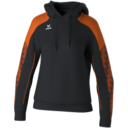 erima EVO STAR Hoodie Damen schwarz/orange 44