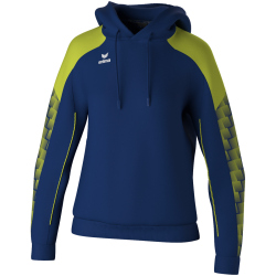 erima EVO STAR Hoodie Damen new navy/lime 44