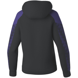 erima EVO STAR Hoodie Damen schwarz/ultra violet 34