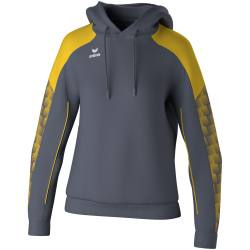 erima EVO STAR Hoodie Damen slate grey/gelb 34