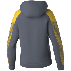 erima EVO STAR Hoodie Damen slate grey/gelb 34