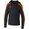 erima EVO STAR Hoodie Erwachsene schwarz/orange S