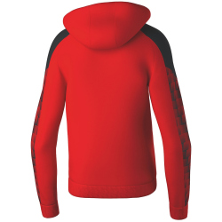 erima EVO STAR Hoodie rot/schwarz S