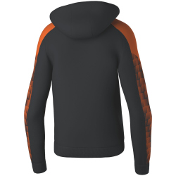 erima EVO STAR Hoodie Kinder schwarz/orange 116