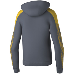 erima EVO STAR Hoodie Kinder slate grey/gelb 116