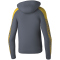 erima EVO STAR Hoodie Kinder slate grey/gelb 116