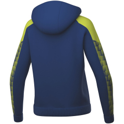 erima EVO STAR Kapuzen-Trainingsjacke Damen new navy/lime 34