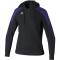 erima EVO STAR Kapuzen-Trainingsjacke Damen schwarz/ultra violet 34