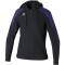 erima EVO STAR Kapuzen-Trainingsjacke Damen schwarz/ultra violet 40