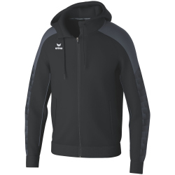 erima EVO STAR Kapuzen-Trainingsjacke schwarz/slate grey XL