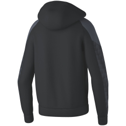 erima EVO STAR Kapuzen-Trainingsjacke schwarz/slate grey XL