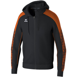 erima EVO STAR Kapuzen-Trainingsjacke schwarz/orange S