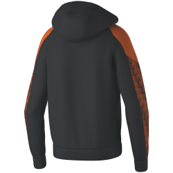 erima EVO STAR Kapuzen-Trainingsjacke schwarz/orange S