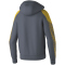 erima EVO STAR Kapuzen-Trainingsjacke slate grey/gelb S