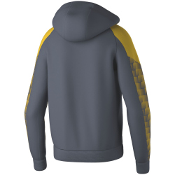 erima EVO STAR Kapuzen-Trainingsjacke slate grey/gelb XL