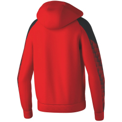 erima EVO STAR Kapuzen-Trainingsjacke rot/schwarz XL