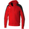 erima EVO STAR Kapuzen-Trainingsjacke Kinder rot/schwarz 116
