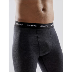 CRAFT Core Wool Merino Unterwäsche-Set Herren 998000 - black melange S