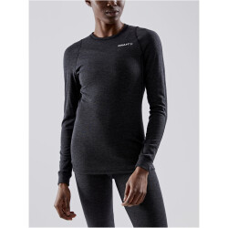 CRAFT Core Wool Merino Unterwäsche-Set Damen 998000 - black melange XL