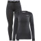 CRAFT Core Wool Merino Unterwäsche-Set Damen 998000 - black melange XL