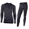 UYN Fusyon Winter Funktionsw&auml;sche Set aus Merinowolle Herren grey york/avio/white S/M
