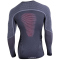 UYN Visyon langarm Funktionsshirt Herren J970 - dark charcoal/red/wh L/XL
