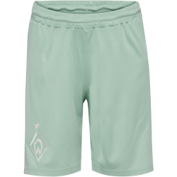 hummel SV Werder Bremen Ausw&auml;rtsshorts 2024/25 Kinder