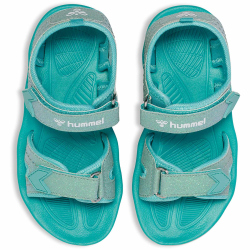 hummel Glitter Sandalen M&auml;dchen 7405 - blue surf 31